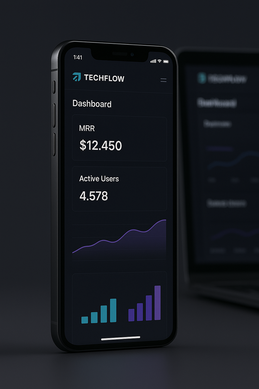 TechFlow SaaS Dashboard - Image 3